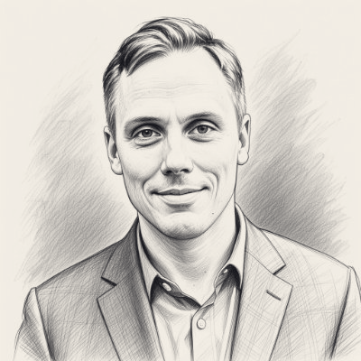 Jonas Leddington — pencil sketch portrait